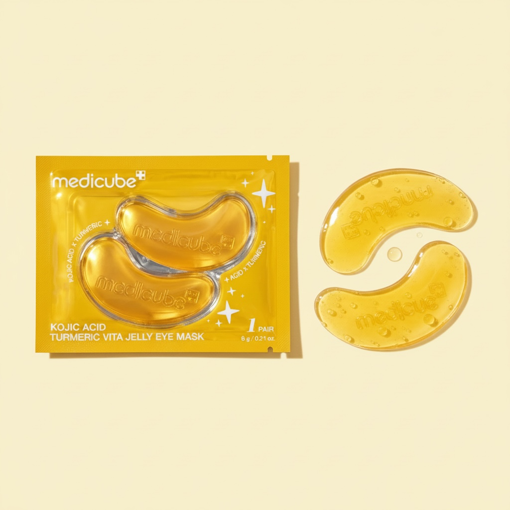 Medicube Kojic Acid Turmeric Vita Jelly Eye Mask (1 par)