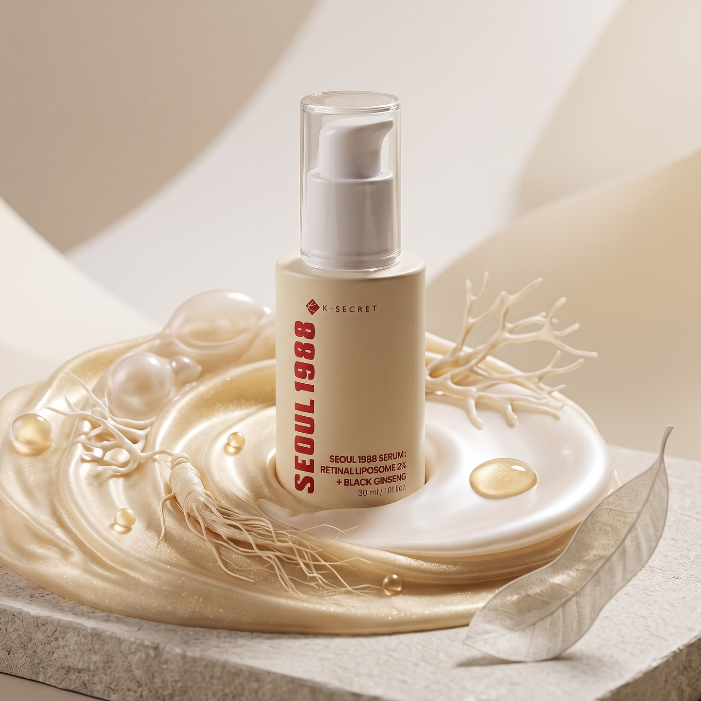 K-Secret Seoul 1988 Serum Retinal Liposome 2% + Black Ginseng 30ml